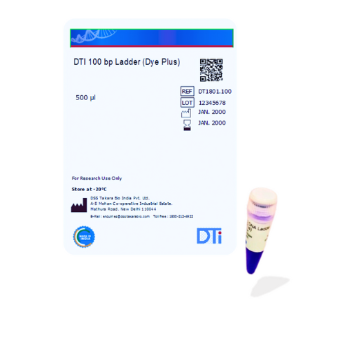DTI 100 bp DNA Ladder (Dye Plus)