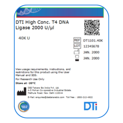 DTI High Conc. T4 DNA Ligase (2000 U/μl)